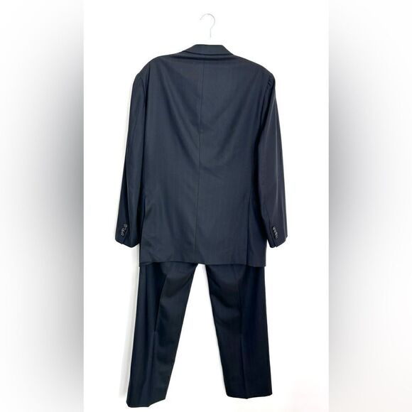 Domenico Vacca pinstripe Suit in dark navy - Picture 4 of 13